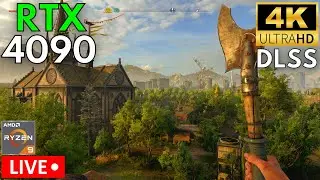 🔴 LIVE | Dying Light 2: RTX 4090 + Ryzen 9 5950X | 4K | Ultra Settings | DLSS