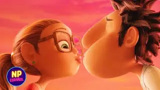 The Almost Kiss | Cloudy with a Chance of Meatballs (2009) | Now Español