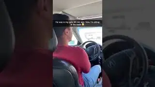 He was just in my guts 30 minutes ago now I’m sitting in the back