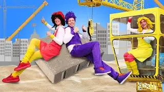 Песенка про башенный кран! Видео для детей про машинки и песенки для малышей МимиЛэнд