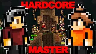 PERSONAGEM HARDCORE NO MUNDO MASTER - Terraria Journey's End