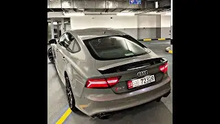 Подборка Audi RS7 звук выхлопа. Exhaust, sound, drift, launch, burnout 2021