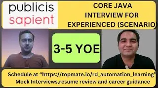 Publicis Sapient Java Interview Questions | Core Java Interview Questions
