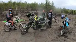 песчаные полки на эндуро!