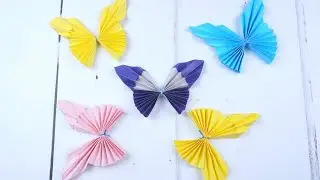 Paper Butterfly DIY - Quick & Simple DIY Tutorial for Wall Art