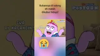 bukannya di tolong eh malah, tekotok part2!!animasi powtoon