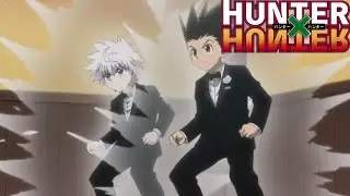 Gon & Killua show their REN to Tsezguerra (dub)