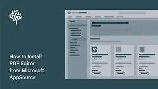 How to install PDF Editor from Microsoft AppSource