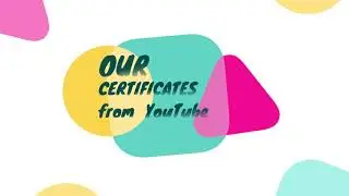 Entertainment Challenger certificate from YouTube Creator Academy #shorts