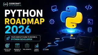 Python Roadmap 2026 | Complete Beginner Guide to Become a Python Developer 🚀