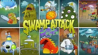 NEW BOSS-Warship!!! Swamp Attack All BOSS 