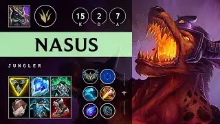 Nasus Jungle vs Lee Sin: Godlike - EUW Challenger Patch 14.22