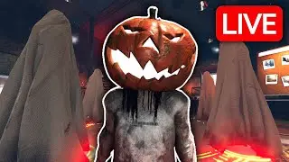 Playing the NEW Phasmophobia UPDATE LIVE - Halloween Event