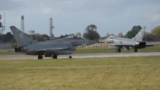 RAF CONINGBSY | EUROFIGHTER TYPHOON ACTION  4K
