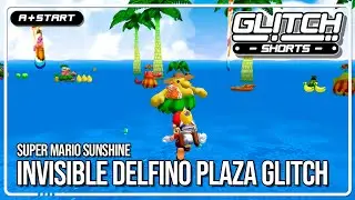 How to Make Delfino Plaza Disappear With a Simple Glitch - Glitch Shorts (Super Mario Sunshine)