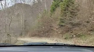 Coborârea cu mașina 4x4 de la Cabana Vf. Ciucaș