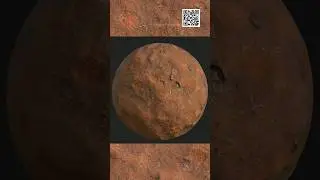 Mars surface tiled material 