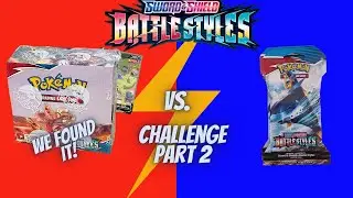 CHALLENGE DISPLAY vs. BOOSTER PACKS 😱SLEEPING TYRANITAR!😱 BATTLE STYLES OPENING POKEMON TCG – part 2