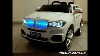 Детский джип BMW X5 электромобиль M 2762 (MP4) EBR-1, белый - fiksiki.com.ua