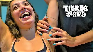 BIG NAILS + Tickle ARMPITS!! 🔥Laurinha and Kusch🔥 BIG NAILS + Tickle ARMPITS!!