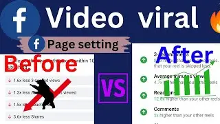 🔴Facebook video viral kaise kare | 🔴important setting | 🔥how to viral video on facebook page.