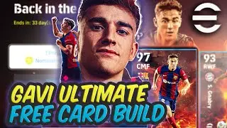The BEST Gavi CARD Ever?!👷🏻‍♂️- eFootball 24 Nomination Contract Build