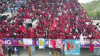 Suporter Perseftim Flores Timur memadati Gelora 99. ETMC Lembata