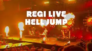 Michael Schack with Regi Live - Go To Hell Jump  in Proximus Popup Arena, Belgium, 20 July 2022