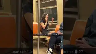 La EXTRAÑA MUJER del METRO #miedo #shorts