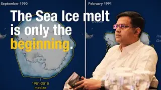What are the consequences of the drastic Antarctic Sea Ice melt?