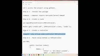 Generate PDF in Laravel 10: Step-by-Step Tutorial 