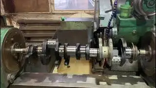 Шлифовка коренных шеек коленвала