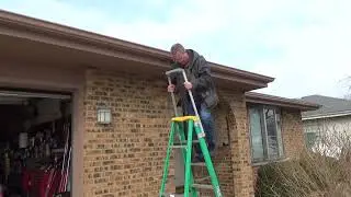 Safety Handrail for a Step Ladder