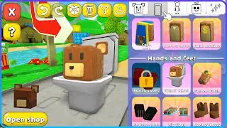 Toilet Bear Outfit Wheel of Fortune - Super Bear Adventure Gameplay Walkthrough