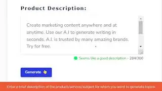 Free Topic Generator tool - This AI will generate topic ideas in seconds! 💥
