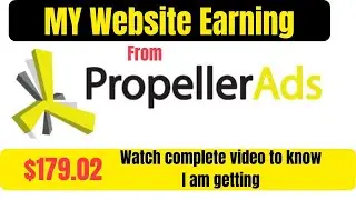 Propeller ads Earning From My website 2021 | Best Google AdSense Alternatives 2021