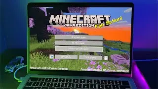 Playing Minecraft on macOS MacBook Air M2!