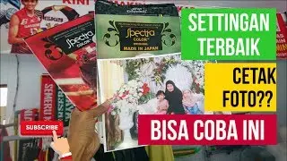 TUTORIAL CETAK FOTO dan review hasil cetak menggunakan printer Epson L3110 tinta Artpaper merek F1