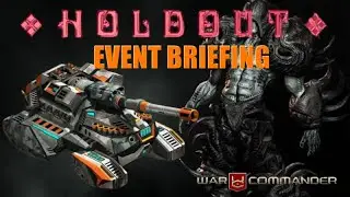 War Commander September 2024 Holdout Event Briefing