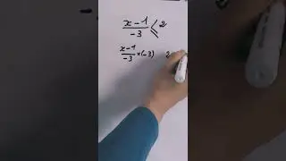 Solve an inequality (find the set of solutions)