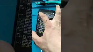 При помощи телефона прошил  контроллер STM32