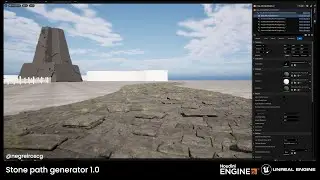 StonePathGenerator - Houdini and Unreal Engine 5