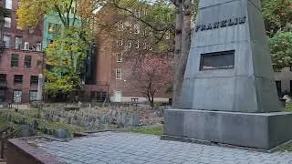 Boston Freedom Trail, Granary Burying Ground, Park Street Church,  and Copp's Hill Burying Ground