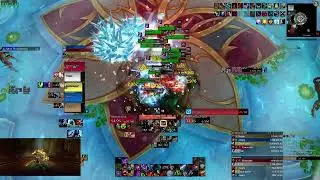 Blood DK M+ 17 Dungeon, Ruby Life Pools - Fortified - WoW Dragonflight