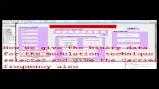 Project Based learning- Digital Modulation techniques using Matlab GUI