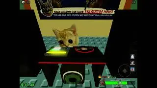 DJ cat makes Floppa happy