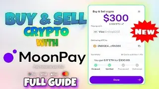 Moonpay full guide | Purchase crypto & Sell crypto | verify moonpay | payment transfer  Money crypto