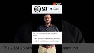 Australian Government nomination quota for ACT and Victoria 2024-25 #australia #immigrationexperts