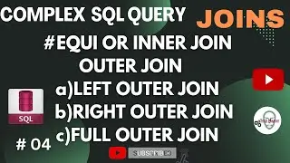 JOINS IN SQL | LEARN SQL | LEFT ,RIGHT AND FULL OUTER JOIN 