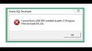 cannot find a j2se sdk installed at path error